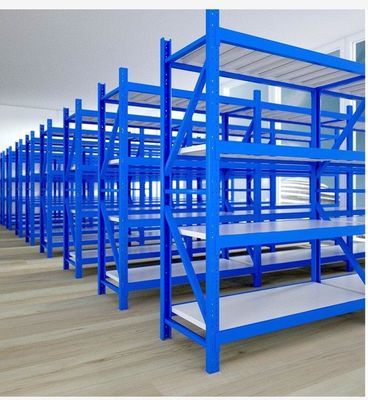 カスタマイズされた4層金属倉庫 重荷パレット棚 棚 システム 冷式ロール鋼 スーパーマーケット 収納ラック