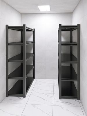 カスタマイズされた4層金属倉庫 重荷パレット棚 棚 システム 冷式ロール鋼 スーパーマーケット 収納ラック