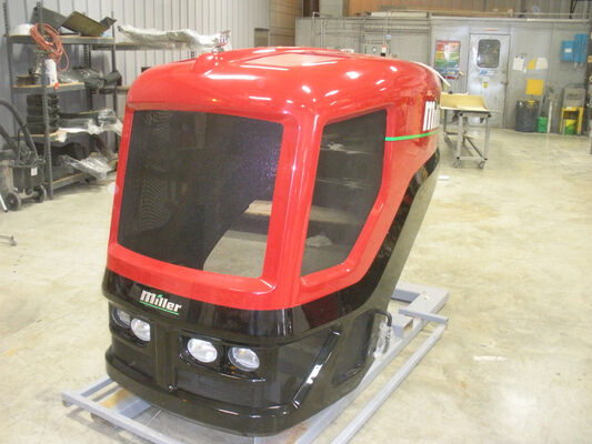 FRP GRP Tractor Hood Fiberglass Farm Equipment Components with Excellent Chemical Resistance Ensuring Performance in Agricultural