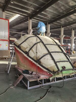 軽量ファイバーグラス型、高い耐薬品性と軽量設計