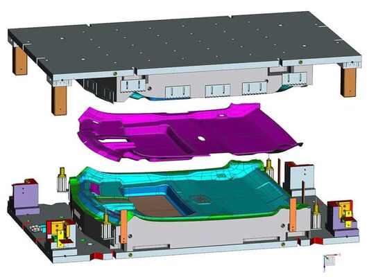 カスタムSMC圧縮成形FRP自動車・バス部品 内外装トリム OEM/ODM