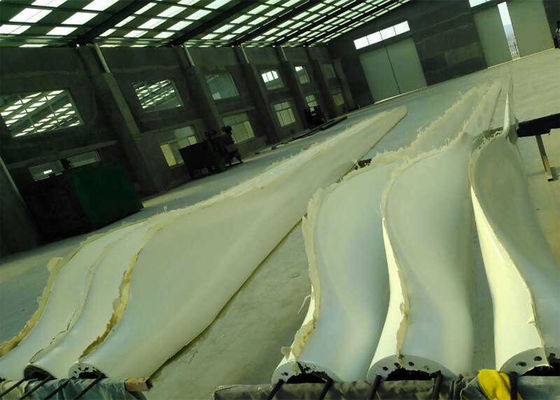軽量ファイバーグラス風力ブレード、ファイバー強化プラスチック製、ローター直径40メートル用